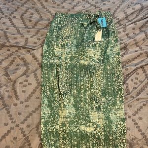 Green Maxi Skirt